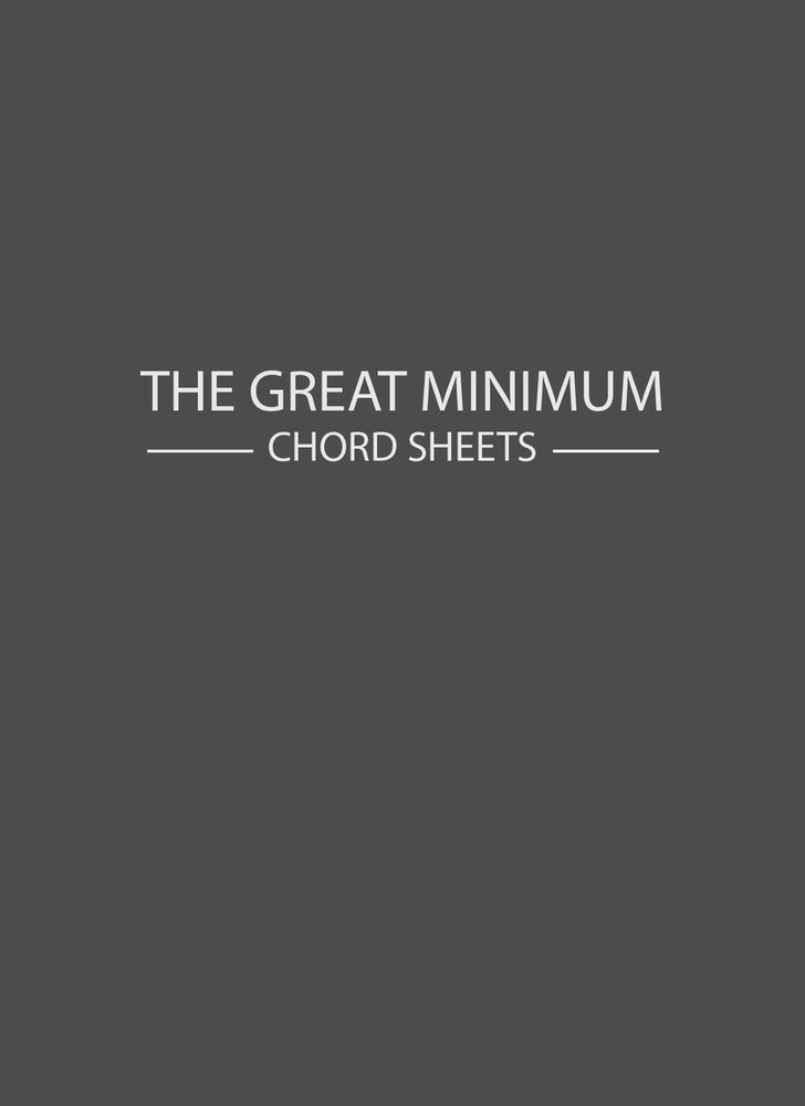 The Great Minimum Chord Sheets